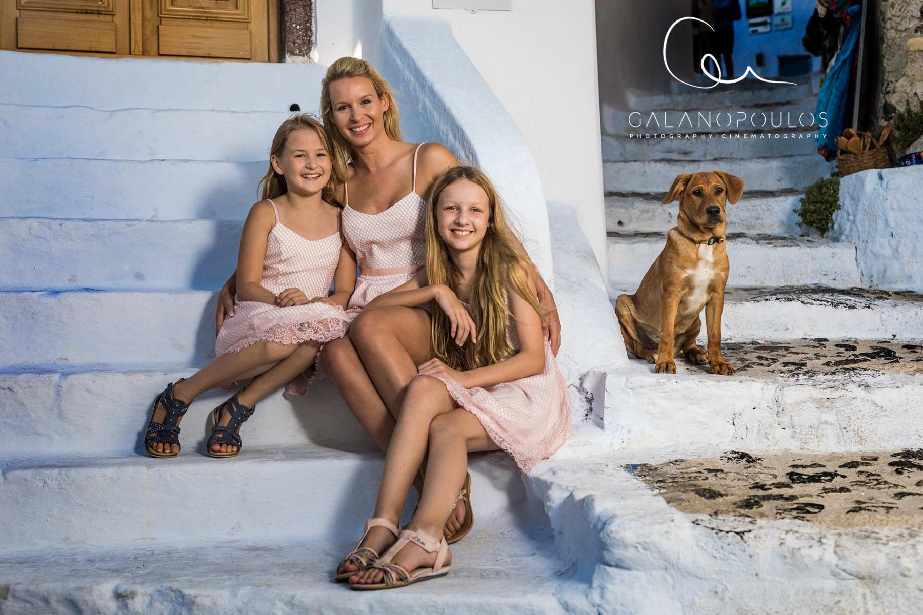 family photography Santorini